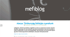 Desktop Screenshot of mefi.be