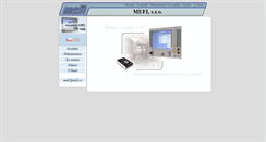 Desktop Screenshot of mefi.cz